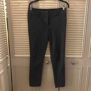 Gray skinny work pants